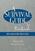 Cover: A Survival Guide for Paralegals - Delmar Cengage Learning