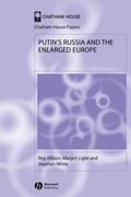 Cover: Putin's Russia and the Enlarged Europe - Wiley