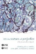 Cover: On The Nature of Prejudice - Wiley