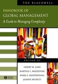 Cover: The Blackwell Handbook of Global Management - Wiley-Blackwell