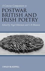 Cover: A Concise Companion to Postwar British and Irish Poetry - Wiley