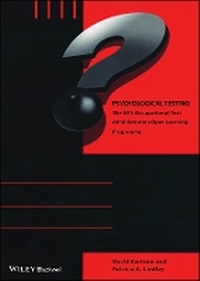 Enlarge image Cover: Psychological Testing - Wiley