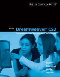 Enlarge image Cover: Adobe Dreamweaver CS3 : Comprehensive Concepts and Techniques - Course Technology Inc