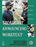 Cover: Broadcast Announcing Worktext - Focal Press