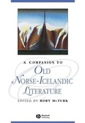 Cover: A Companion to Old Norse-Icelandic Literature and Culture - Wiley-Blackwell