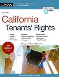 Enlarge image Cover: California Tenants' Rights - NOLO