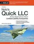Cover: Nolo's Quick LLC - NOLO