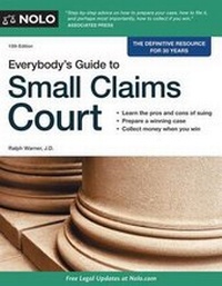 Enlarge image Cover: Everybody's Guide to Small Claims Court - NOLO