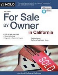 Enlarge image Cover: For Sale by Owner in California - NOLO
