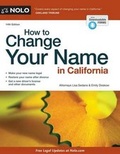 Cover: How to Change Your Name in California - NOLO