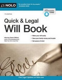 Abbildung von: Quick & Legal Will Book - NOLO