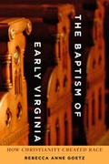 Cover: The Baptism of Early Virginia - Johns Hopkins University Press