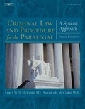 Cover: Criminal Law and Procedure for the Paralegal - Delmar Cengage Learning