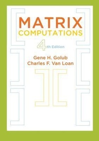 Abbildung von: Matrix Computations - Johns Hopkins University Press