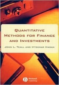 Enlarge image Cover: Quantitative Methods for Finance and Investments - Wiley-Blackwell