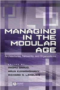 Enlarge image Cover: Managing in the Modular Age - Wiley