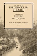 Cover: The Papers of Frederick Law Olmsted - Johns Hopkins University Press
