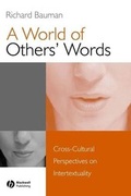 Cover: A World of Others' Words - Wiley-Blackwell