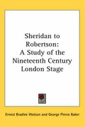 Cover: Sheridan to Robertson - Kessinger Publishing