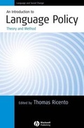 Cover: An Introduction to Language Policy - Wiley-Blackwell