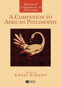 Cover: A Companion to African Philosophy - Wiley