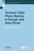 Cover: Ancient Celtic Placenames in Europe and Asia Minor, Number 39 - Wiley