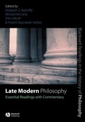 Cover: Late Modern Philosophy - Wiley