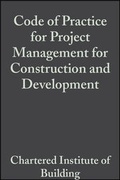 Cover: Code of Practice for Project Management for Construction and Development - Wiley-Blackwell