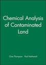Cover: Chemical Analysis of Contaminated Land - Wiley-Blackwell