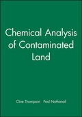 Cover: Chemical Analysis of Contaminated Land - Wiley-Blackwell
