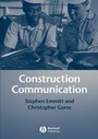 Cover: Construction Communication - Wiley-Blackwell