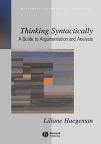 Enlarge image Cover: Thinking Syntactically - Wiley-Blackwell