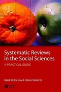 Cover: Systematic Reviews in the Social Sciences - Wiley-Blackwell