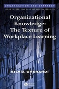 Cover: Organizational Knowledge - Wiley-Blackwell