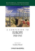 Cover: A Companion to Europe 1900 - 1945 - Wiley-Blackwell