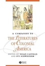 Cover: A Companion to the Literatures of Colonial America - Wiley-Blackwell
