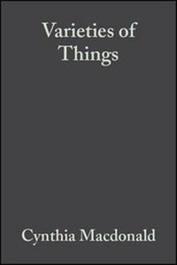Enlarge image Cover: Varieties of Things - Wiley-Blackwell