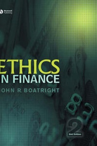 Enlarge image Cover: Ethics in Finance - Wiley-Blackwell