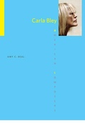 Cover: Carla Bley - University of Illinois Press