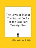 Cover: The Laws of Manu - Kessinger Publishing Co