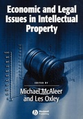 Cover: Economic and Legal Issues in Intellectual Property - Wiley