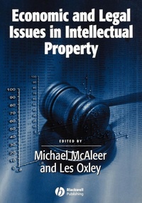 Enlarge image Cover: Economic and Legal Issues in Intellectual Property - Wiley