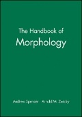 Cover: The Handbook of Morphology - Wiley-Blackwell