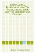Bild: International Taxation of Low-Tax Transactions - Low-Tax Jurisdictions - Volume I - Lulu.com