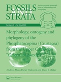 Cover: Morphology, Ontogeny and Phylogeny of the Phosphatocopina (Crustacea) from the Upper Cambrian Orsten of Sweden - Wiley