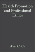 Cover: Health Promotion and Professional Ethics - Wiley-Blackwell