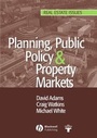 Cover: Planning, Public Policy and Property Markets - Wiley-Blackwell