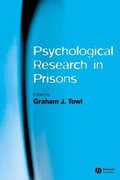 Cover: Psychological Research in Prisons - Wiley-Blackwell