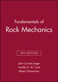 Cover: Fundamentals of Rock Mechanics, Instructor's Manual and CD-ROM - Wiley