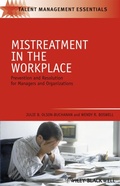 Cover: Mistreatment in the Workplace - Wiley